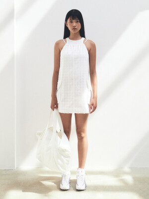 RUSSELL LACE ONE-PIECE [WHITE]