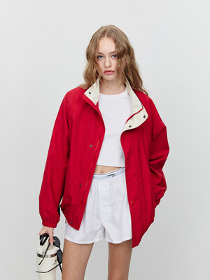 UNISEX LIGHT WIND BREAKER RED_UDJU5A108R2
