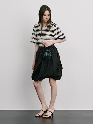 Moon Jar - Shaped Skirt_Black