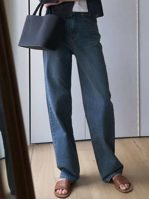 던스트]LINEAR STRAIGHT JEANS CLASSIC BLUE_UDPA3A211B2
