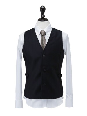 avant garde vest (Black) #AV1586