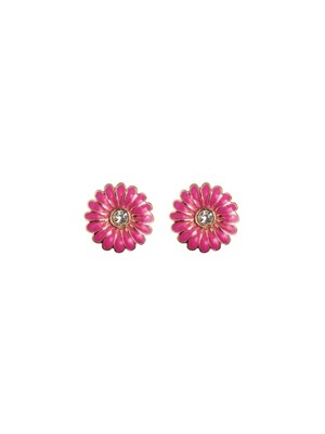 Daisy Earrings-Pink