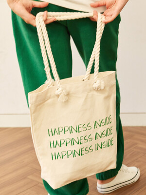 LETTERING POCKET LOOP ECO BAG