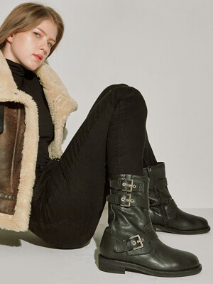 [단독]BAY BIKER BOOTS_2COLORS