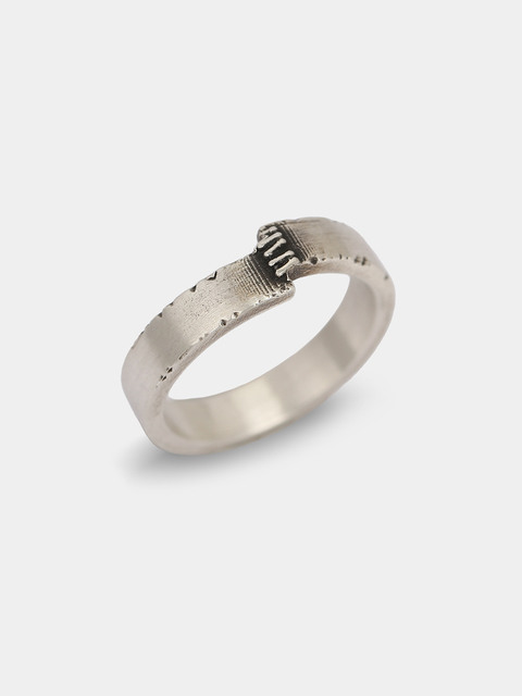 주얼리 - 그레이노이즈 (GRAYNOISE) - Stitch twist ring (925 silver)