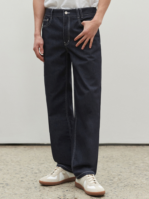 팬츠,데님,데님 - 데케트 (DECET) - Dawn Semi Wide Jeans DCPT002CPIndigo
