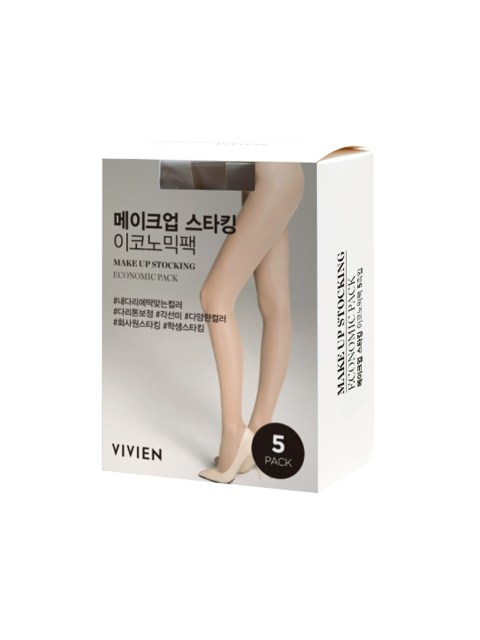 패션액세서리 - 비비안 (VIVIEN) - 비비안 5족입 메이크업 보정 이코노믹팩 팬티스타킹