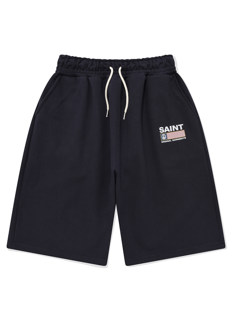 팬츠,팬츠 - 세인트페인 (SAINTPAIN) - SP PEACE CLUB SWEAT SHORTS-NAVY