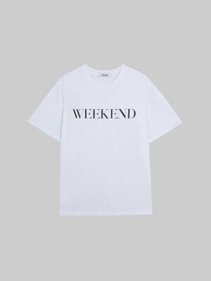 WEEKEND T-Shirt (white)