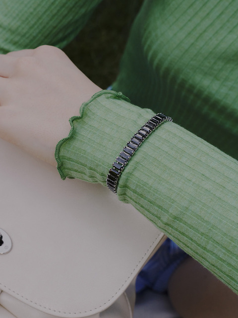 주얼리 - 데누 (denu) - Black Tennis High Condition Bracelet