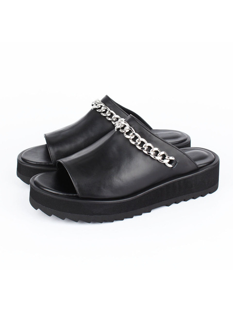 샌들 - 데이빗스톤 (DAVID STONE) - DAVID STONE HIGH-SOLE SHARK CHAIN SLIP