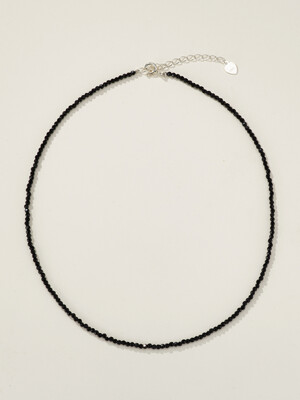 925 Black Spinel Necklace