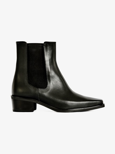 부츠 - 누트 (Neute) - 50mm Ezra Square-Toe Chelsea Boots (Black)