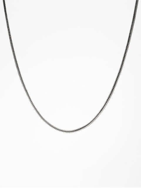 ★HARANG★ HR 362N_Silver Chain Necklace Herringheart Chain Necklace