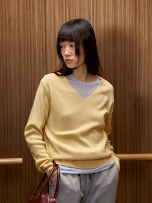 Evelyn Wool Knit (Yellow)