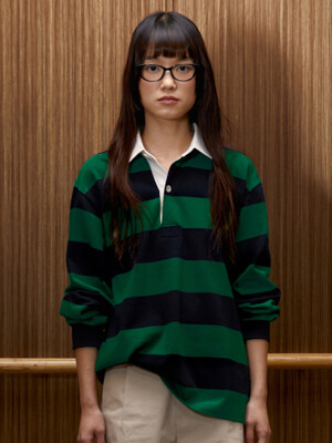 Preppy Stripe Shirt (Green)