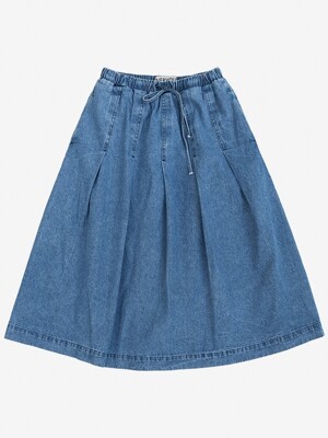 WASHING DENIM SKIRT