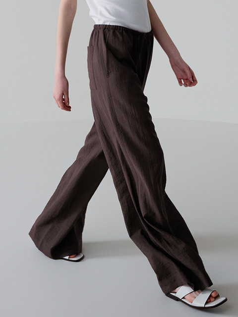 김미더영]G_FRILL CREASE PANTS / WHITE