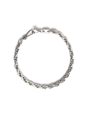 BAT307 [surgical steel]Rope link chain connecting Bracelet