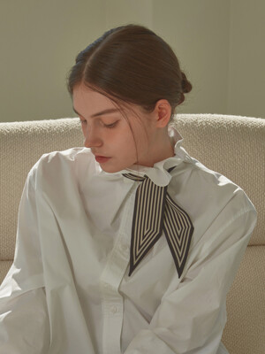 STRIPE TWILLY SILK SCARF_3COLOR