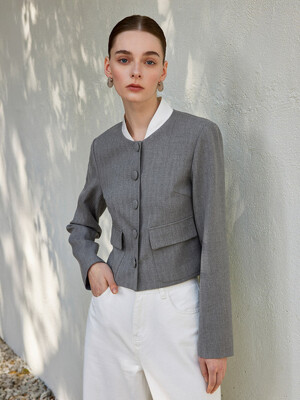 YY_Temperament single-breasted jacket