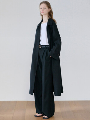 25SN vintage mac trench coat [BK]