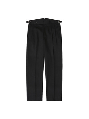 Deep Black Reve Denim Trousers (Black)