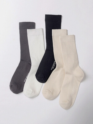 [4PACK]긴목 실켓 양말_4colors
