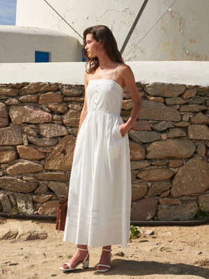 BELLA LONG DRESS [WHITE]