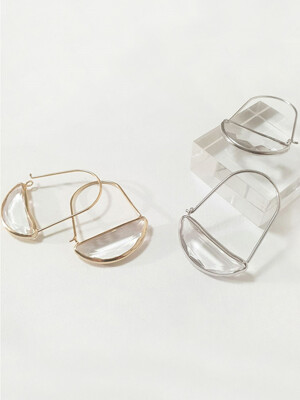 Frame Glass Earring