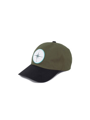 COMPASS DAD HAT / OLIVE