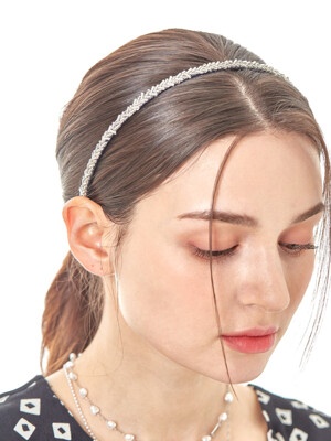 simple crystal hairband