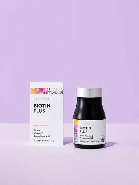 건강식품 - 랩트리션 (Labtrition) - 비오틴 플러스 1BOX (500mg 60정 30일분)