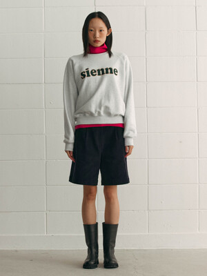 Sienne Patch Sweatshirts (Melange Grey)
