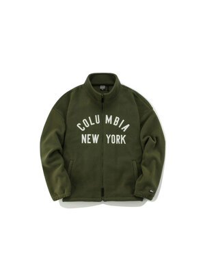 CU NY OVERFIT HEAVY FLEECE JACKET 다크카키