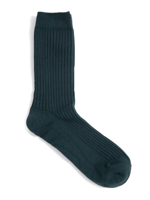 BS COTTON RIB SOCKS (green)