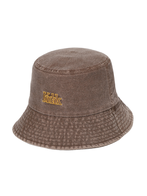 모자,모자 - 코닥 어패럴 (KODAK Apparel) - 컬러플러스 자수 로고 버킷햇 BROWN