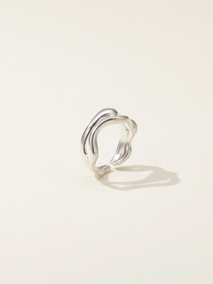 925 Handmade Double Wave Ring