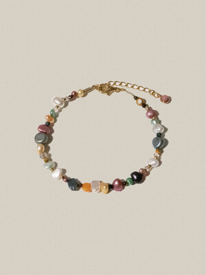 Multi Color Pearl Bracelet