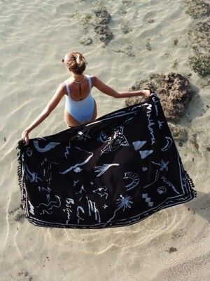 [Eco blanket] Mallorca - Black