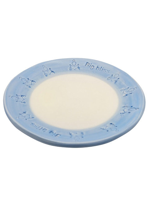 홈데코 - 엔프프 (nff) - ceramic plate-blue