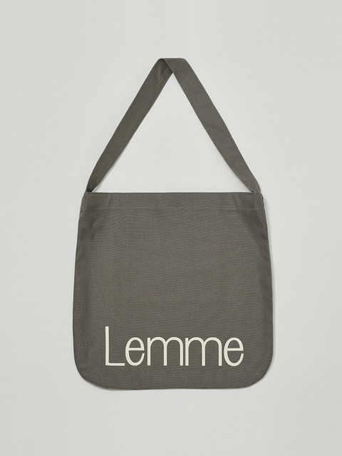 에코/캔버스백 - 레미 (Lemme) - LEMME ECO SHOULDER BAG (STEEL GRAY)