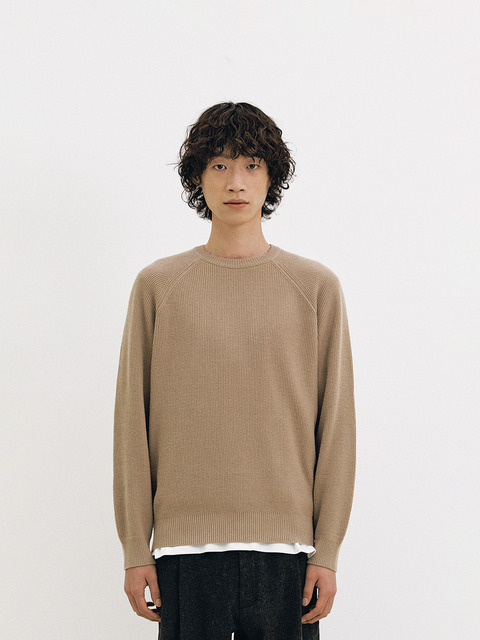 니트,니트 - 더웨더이즈어썸 (theweatherisawesome) - Wool Comfort Knit Sweater (Beige)