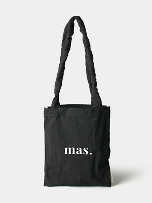 Shirring eco bag _ Black