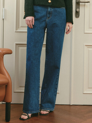 아델 데님 와이드 팬츠_블루 / ADELE DENIM WIDE PANTS_BLUE