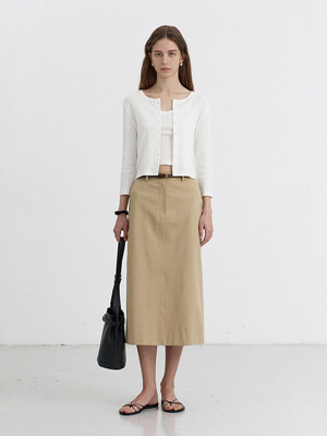 H-LINE LONG SKIRT BEIGE_UDSK5B228I2