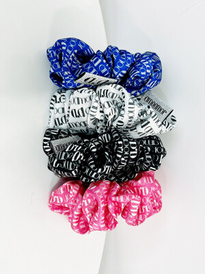 lettering scrunchie(레터링 스크런치)_4colors