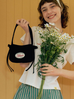 Lily Ribbon Mini Tote Bag_Black