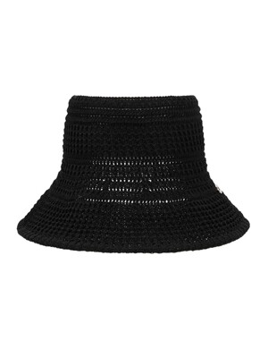 Croche hat_black