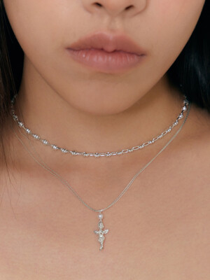 mini pearl cupid necklace